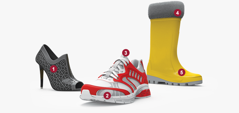 3D Shoe Design & Sole Engineering